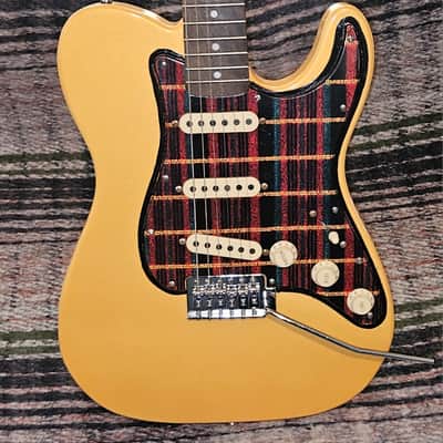 Unbranded Hybrid Telecaster Strat SSS 2024 - Yelloish image 5