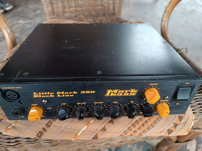 Markbass Little Mark 250 Black Line 250-Watt Bass Amp Head 2013 - Present - Black image 1