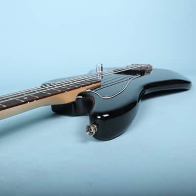 Squier Vintage Modified Jaguar Electric Active Bass Guitar Special Black image 11