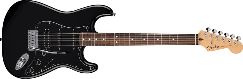 FENDER - Standard Stratocaster HSS Laurel Fingerboard Black Pickguard Black - 0266441506 image 1