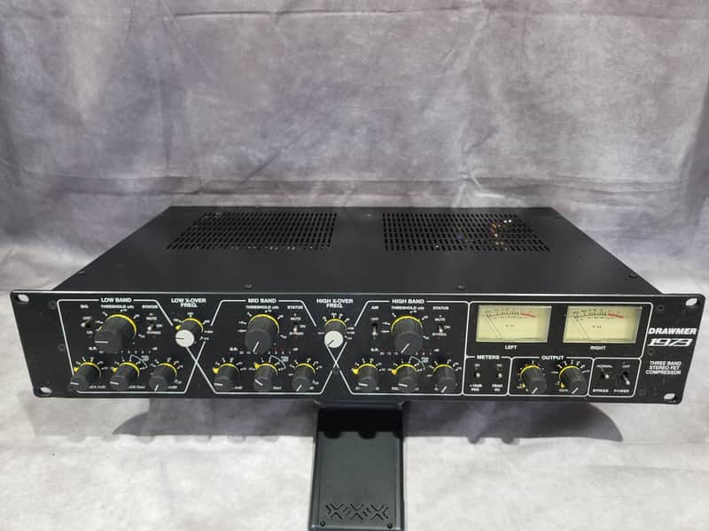 Drawmer 1973 Three Band Stereo FET Compressor 2015 - Present - Black image 1