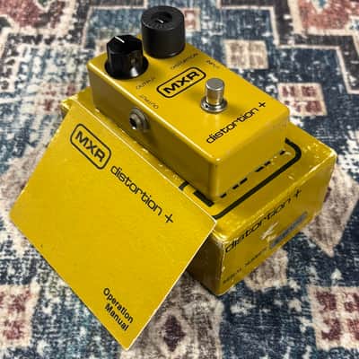 1979 MXR Distortion + Vintage Block Logo Guitar Effect Pedal W/ Box and Paperwork! image 1