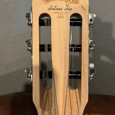 Deering Goodtime Solana 6-Nylon String Banjo with Pickup 2018 - Natural with Deering hard case image 2