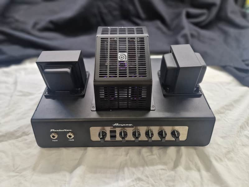 Ampeg PF-50T Portaflex 50-Watt Tube Bass Amp Head 2015 - Present - Black image 1