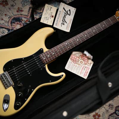 1977 Fender USA Stratocaster Hardtail White image 3