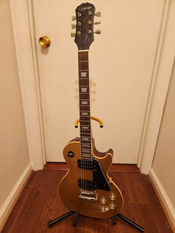 Epiphone  Les Paul FACTORY USED Standard  2xxx Gold Metalflake image 1