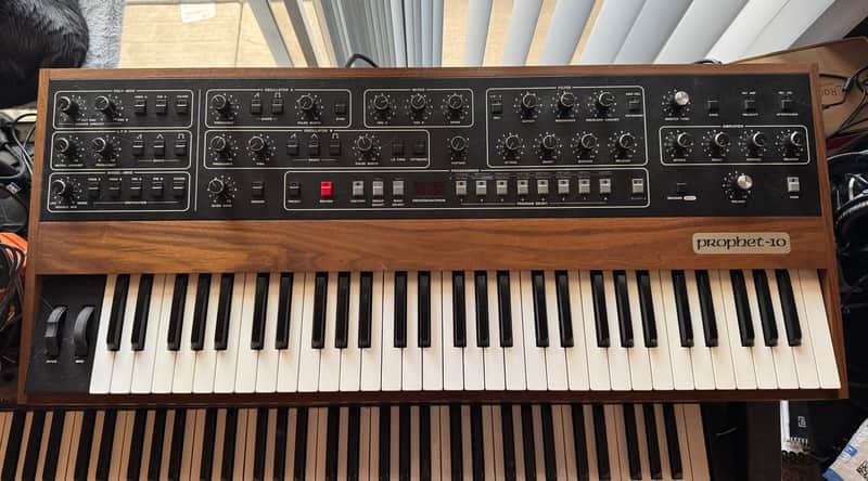 Sequential Prophet-10 61-Key 10-Voice Polyphonic Synthesizer 2020 - Present - Black with Wood Sides Bild 1