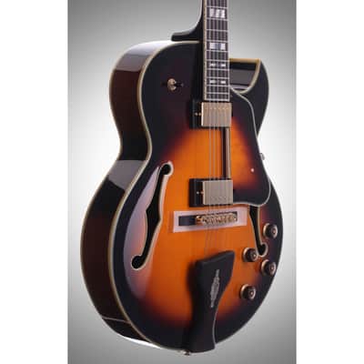 Ibanez LGB30 George Benson Electric Guitar, Vintage Yellow Sunburst, with Case image 5