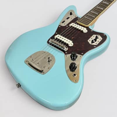 Fender Squier Classic Vibe '70s Jaguar FSR Limited-Edition Electric Guitar - Daphne Blue image 9