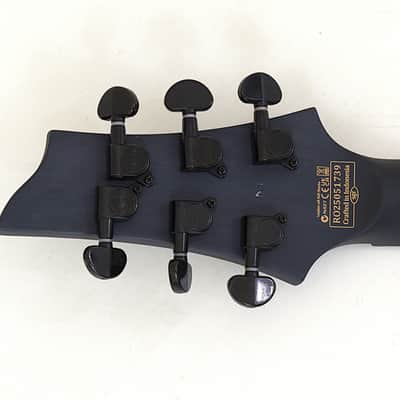 Schecter Omen Elite-6 Guitar See-Thru Blue Burst B-Stock 1739 image 7