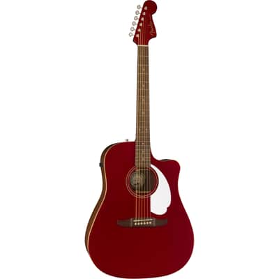 Fender Redondo Player WN Candy Apple Red - Acoustic Guitar image 1