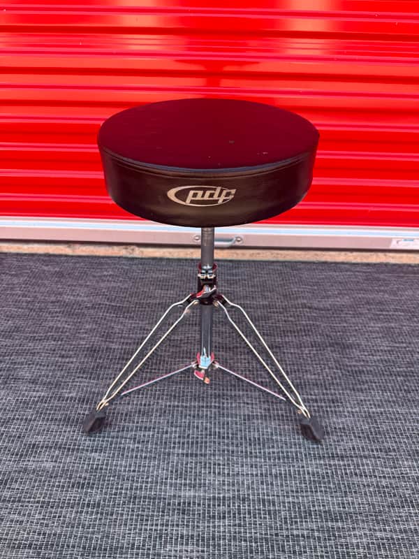 PDP PGDT880 Drum Throne Round Seat Double-Braced Adjustable Drum Stool image 1