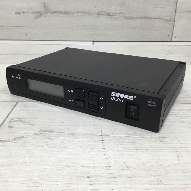 Shure ULXS4 662-698 MHz Receiver & ULX1-M1 Transmitter image 1