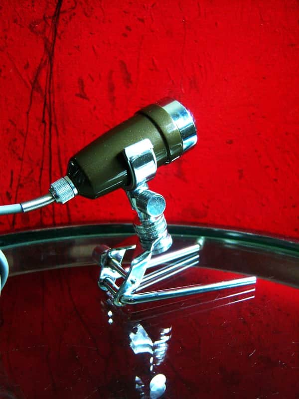 Vintage 1960's Aiwa DM-14 dynamic harp microphone High Z w
