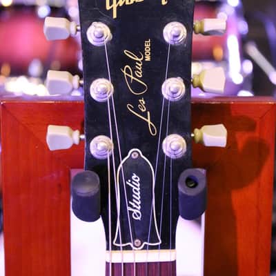 1994 Gibson Les Paul Studio with Ebony Fretboard - Wine Red, with original case image 5