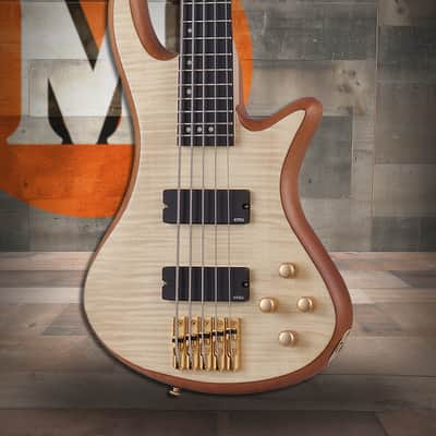 Schecter Stiletto Custom-5 - Natural Satin (NAT) (2541) image 1
