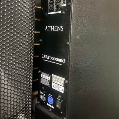 ( PAIR ) Powered Speaker Turbosound Athens TCS152/96 USED EXCELLENT image 2