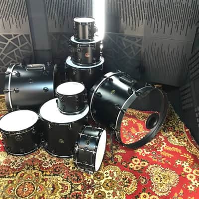 DW Collector's Series   drum set  double bass 24 matte black image 4