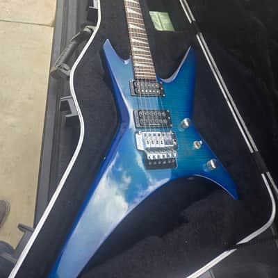 Jackson MIJ Warrior 2003 - 2004 - Transparent Blue image 21