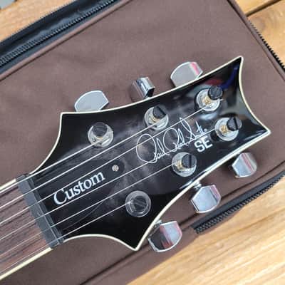 PRS SE Custom 22 Semi-Hollow with Gigbag- Charcoal Burst image 5