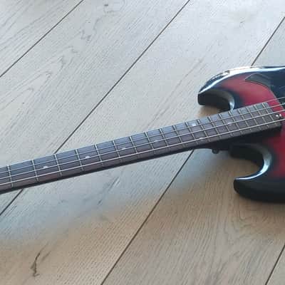 Teisco SG BASS 24" 1960s redburst image 2