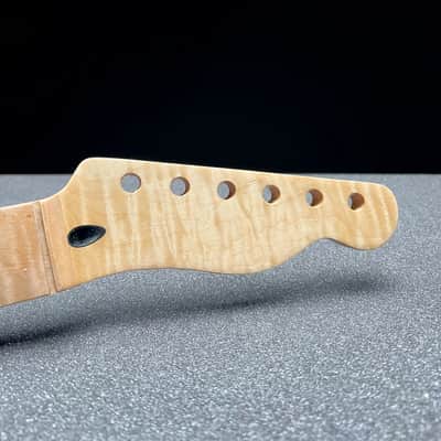 Flamed Maple Tele Style Neck C Shape Satin 9.5 Radius #9 image 2