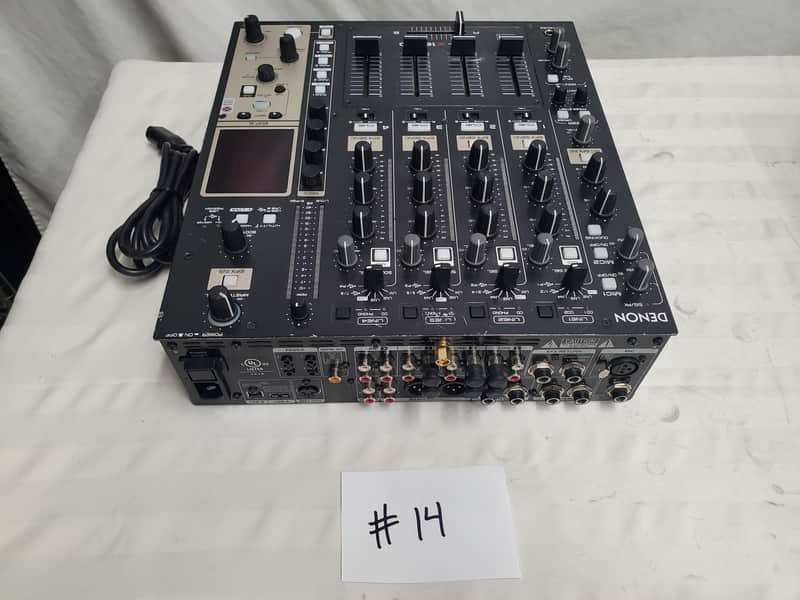 DENON DJ DN-X1600 4 CHANNEL DIGITAL DJ MIXER #14 GOOD USED