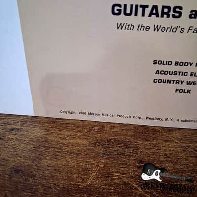 1966 Hagstrom Catalog - Hagstrom Guitars and Basses Move People *RARE* image 3