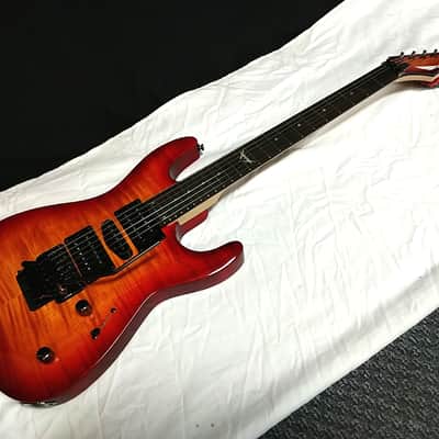 DEAN Custom 380 Floyd electric GUITAR new Trans Amber w/ Light CASE - Tremolo image 2