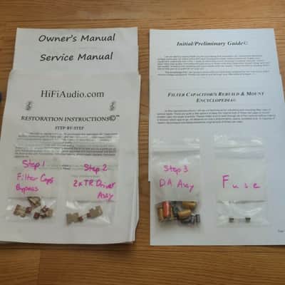 Yamaha PC2002m restoration kit filter capacitor repair rebuild fix image 1