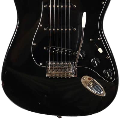 1994 Fender Stratocaster Black Electric Guitar image 1