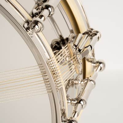 AK Drums Nickel Over Brass Dresdner Type Orchestra Model / Nickel Plated 5.5"x14" image 8