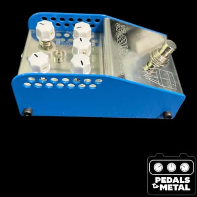 ThorpyFX Peacekeeper V1 Low-Gain Overdrive 2010s - Silver/Blue/White - X21850 image 6