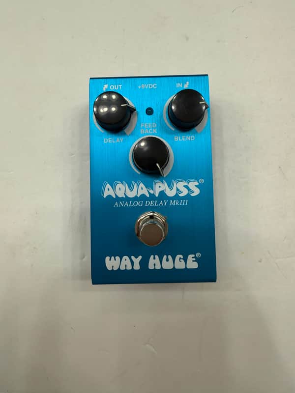 Way Huge Dunlop WM71 Smalls Aqua Puss Analog Delay MKIII Guitar Effect Pedal image 1