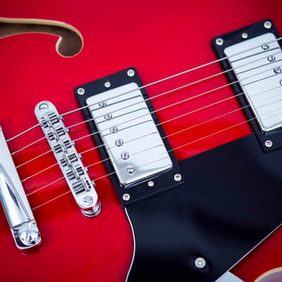 Grote Full Scale Electric Guitar Semi-Hollow Body Guitar image 5