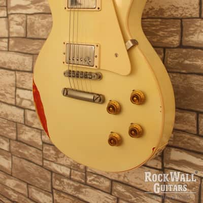Gibson Les Paul Standard 58 Aged White over Sunburst 2017 image 5