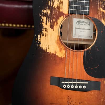 Martin D Jr E Streetlegend Burst Spruce/Sapele Aged-Look Dreadnought Guitar w/Martin Electronics #2363 image 2