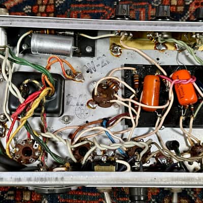 1975 Fender Princeton Reverb 1x10 Combo Guitar Amplifier image 20