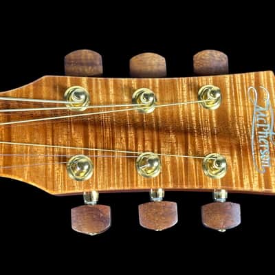 2005 McPherson MG-5.0XP Flamed Walnut Back w Cedar Top and LR Baggs ~ Natural image 10