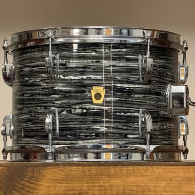 1967 Ludwig 12" Oyster Black Pearl 8x12" Rack Tom image 1