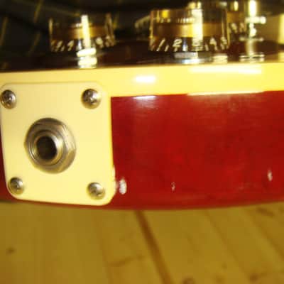 1986 Heritage H-140 Thin-Line Electric Guitar Cherry Burst image 12