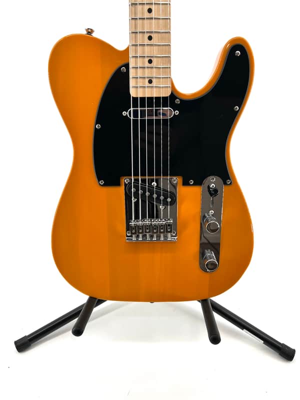 Squier Affinity Telecaster with Maple Fretboard, String Through Body 2020 - Butterscotch Blonde image 1