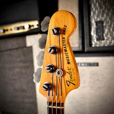 Fender Musicmaster Bass White Refinish 1978 image 11