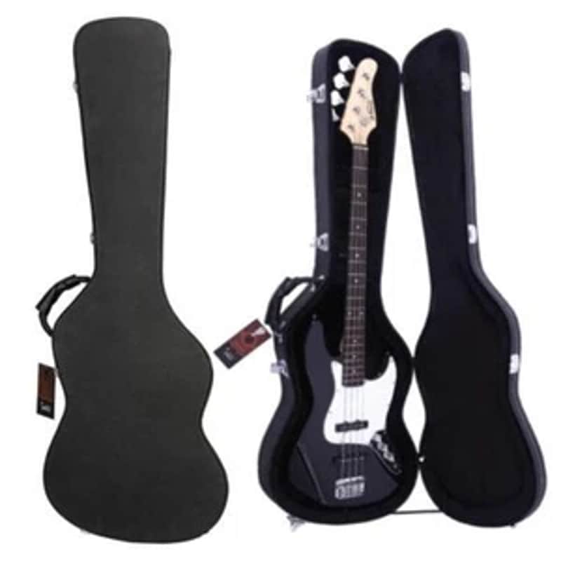 New Glarry Bass Guitar Hard Case Most Standard Electric Bass Guitars Hardshell Flat image 1