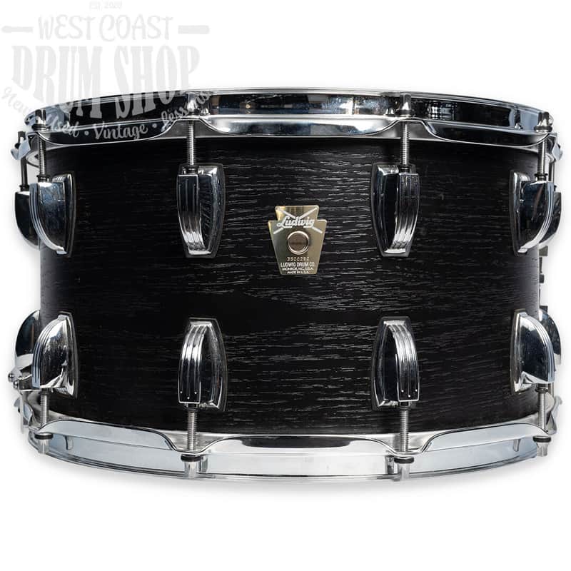 Used Ludwig 8x14" Classic Maple Snare Night Oak Finish image 1