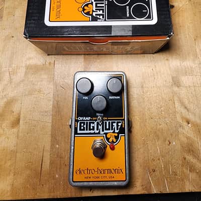 Electro-Harmonix Op Amp Big Muff Pi Reissue 2017 - Present - Black/Orange image 1