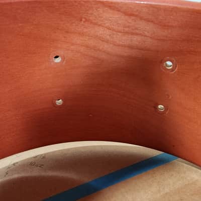 Tama Mastercraft Aw456 Artwood 14x6.5 Birch Snare Shell. Cherry Wine lacquer image 16