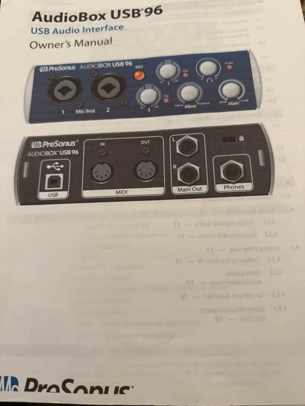 Immagine ProSonus Audio Box USB 96 2003 - Blue/Grey - 1