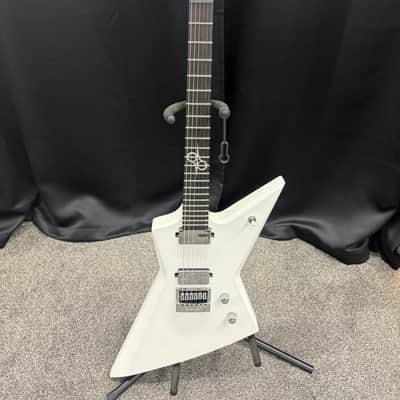 Solar E1.6Vinter Pearl White Matte Electric Guitar image 1