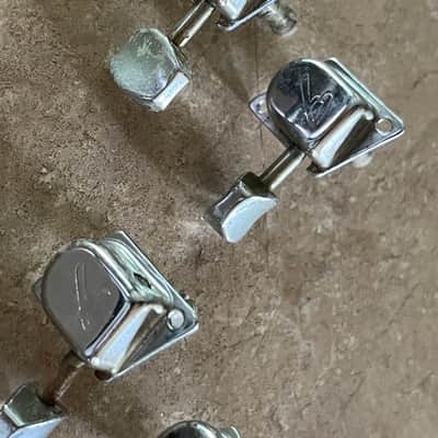 set 1966 - 76 Fender Stratocaster Telecaster guitar tuners tuning pegs image 3
